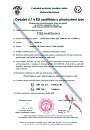 dodatek .1 k ES Certifiktu o pezkouen typu T 1005.01A a T 1005.01A M1